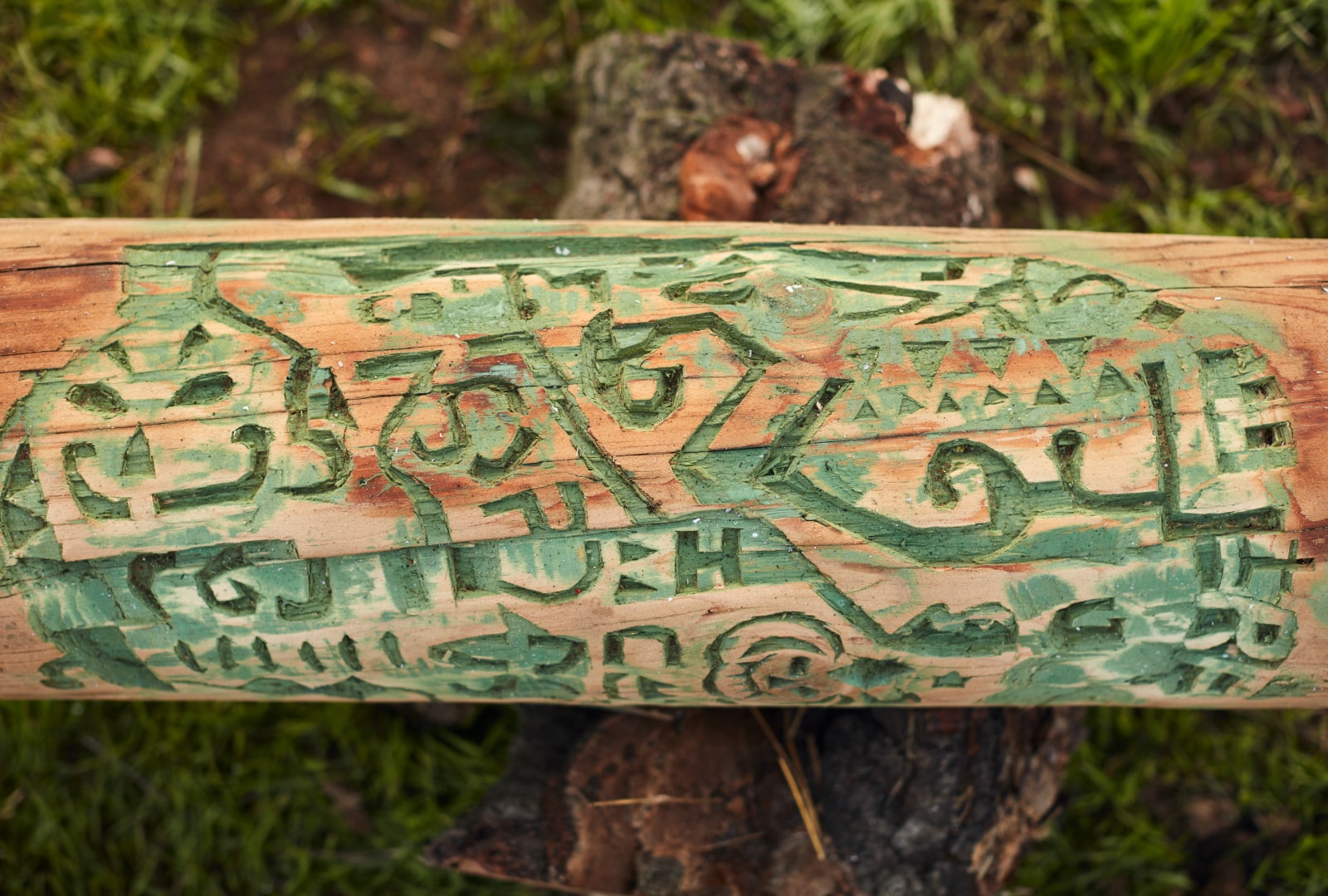 Bench Carving