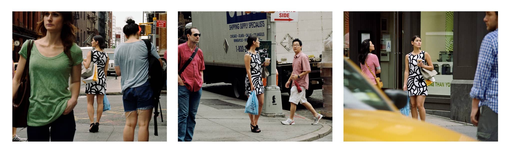 Barbara Probst, Exposure #91: N.Y.C., Prince & Mercer Streets, 06.22.11, 10:41 a.m.  